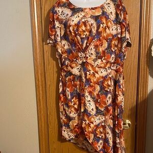 Cato Multicolor Floral Tunic Top